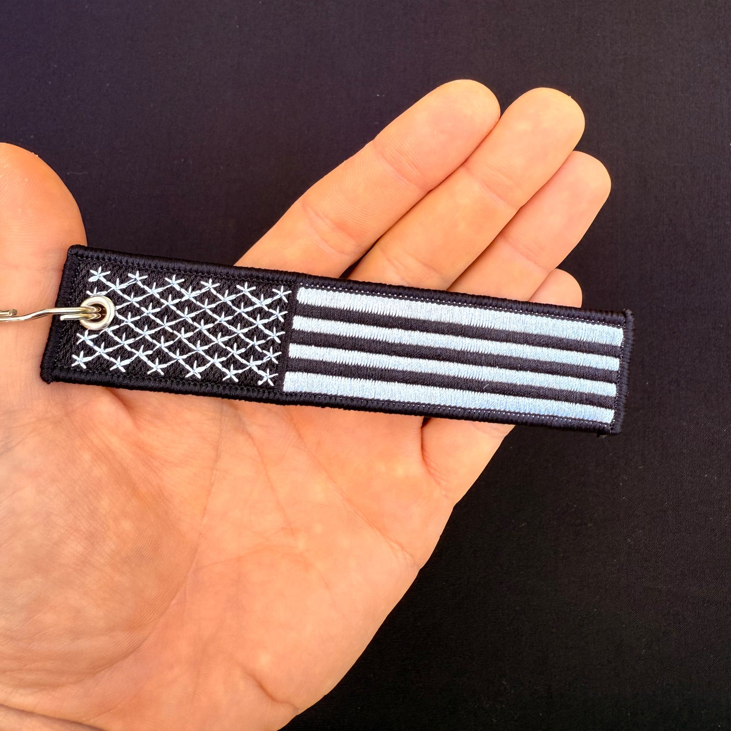 AMERICAN FLAG JET TAG