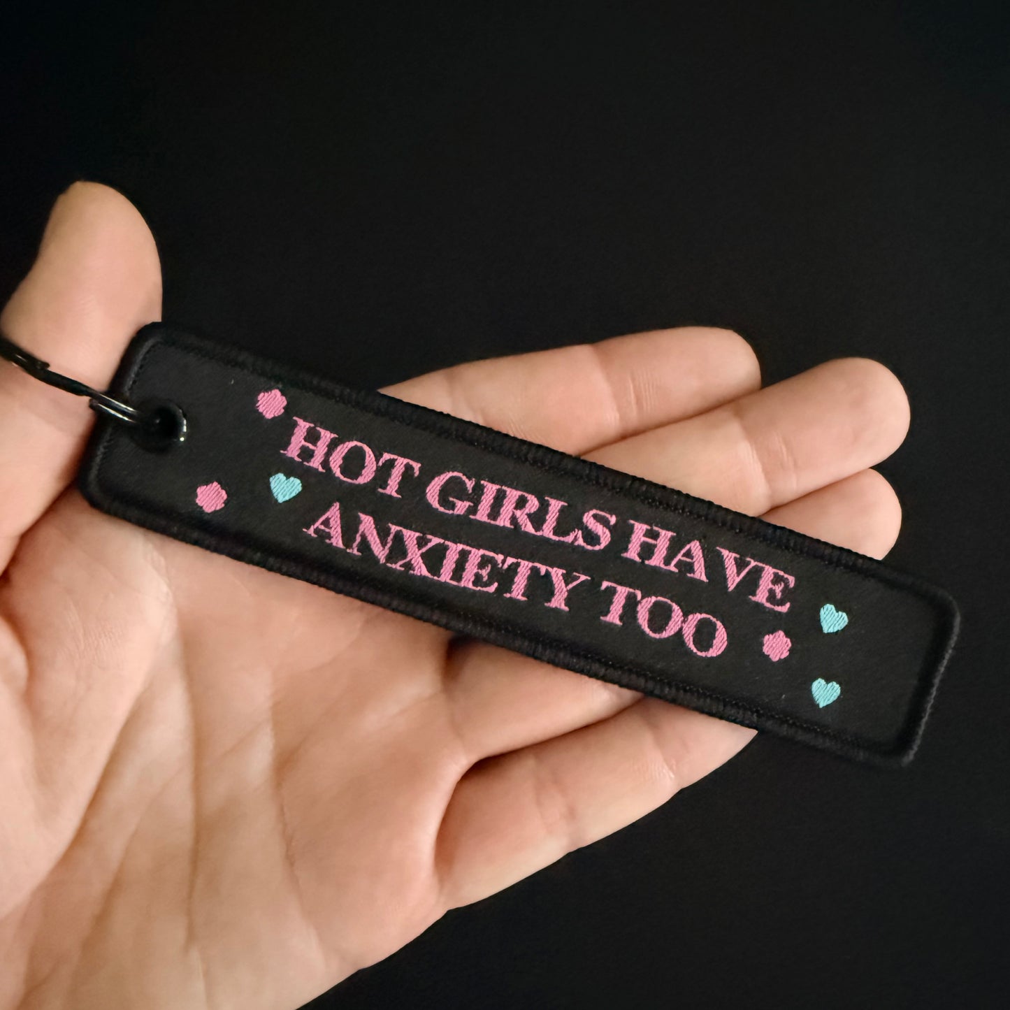 HOT GIRLS HAVE ANXIETY TOO JET TAG