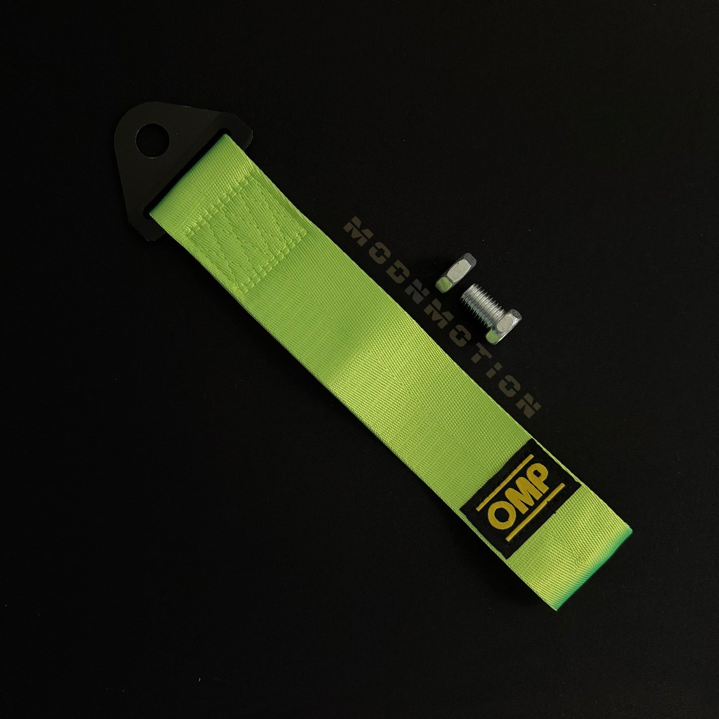 OMP STYLE GREEN CAR TOW STRAP