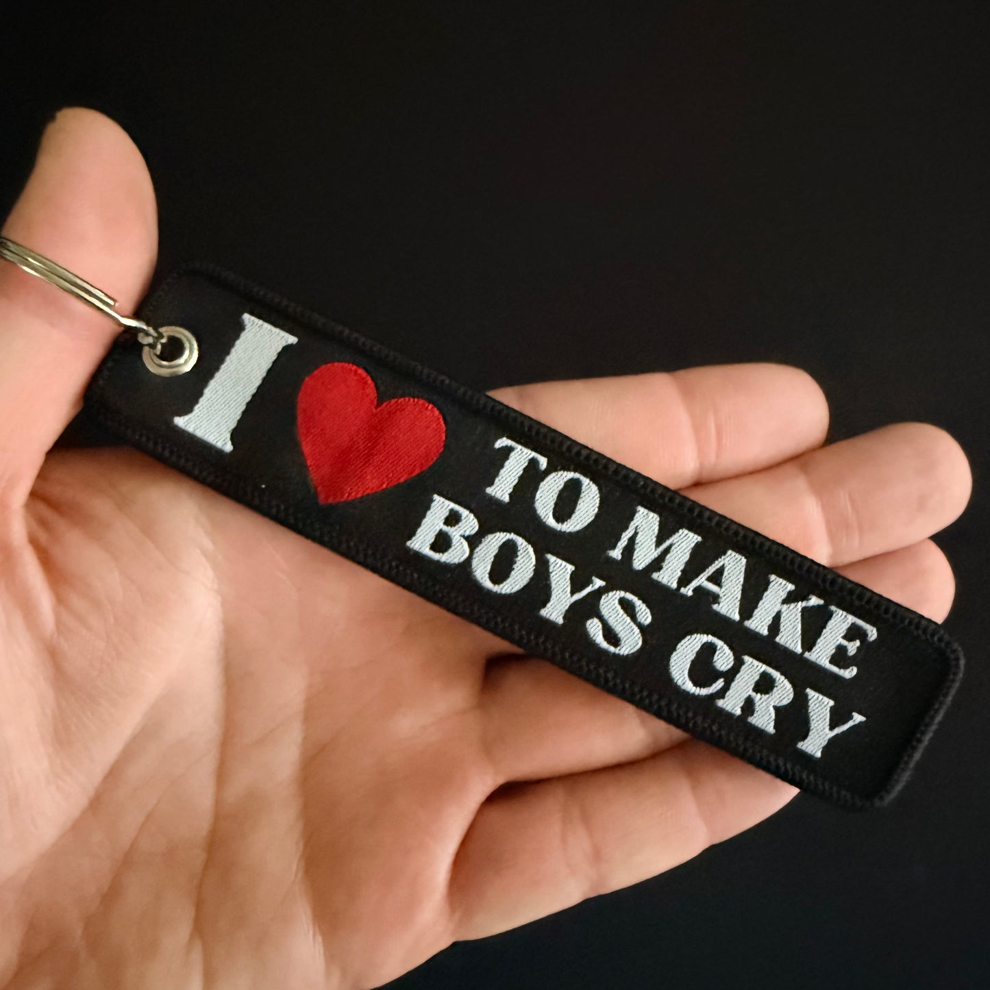 I <3 TO MAKE BOYS CRY JET TAG