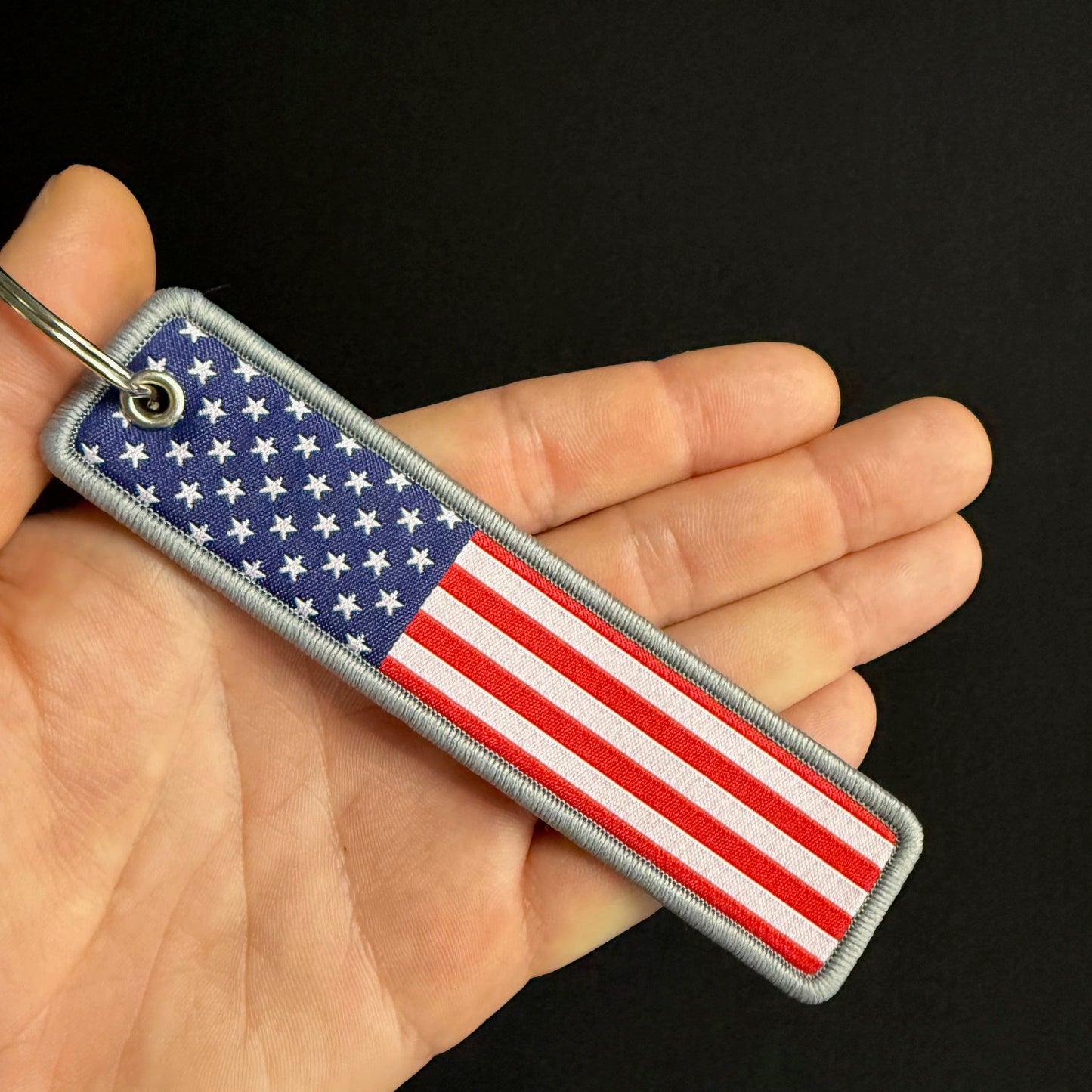 AMERICAN FLAG JET TAG (COLOURED)