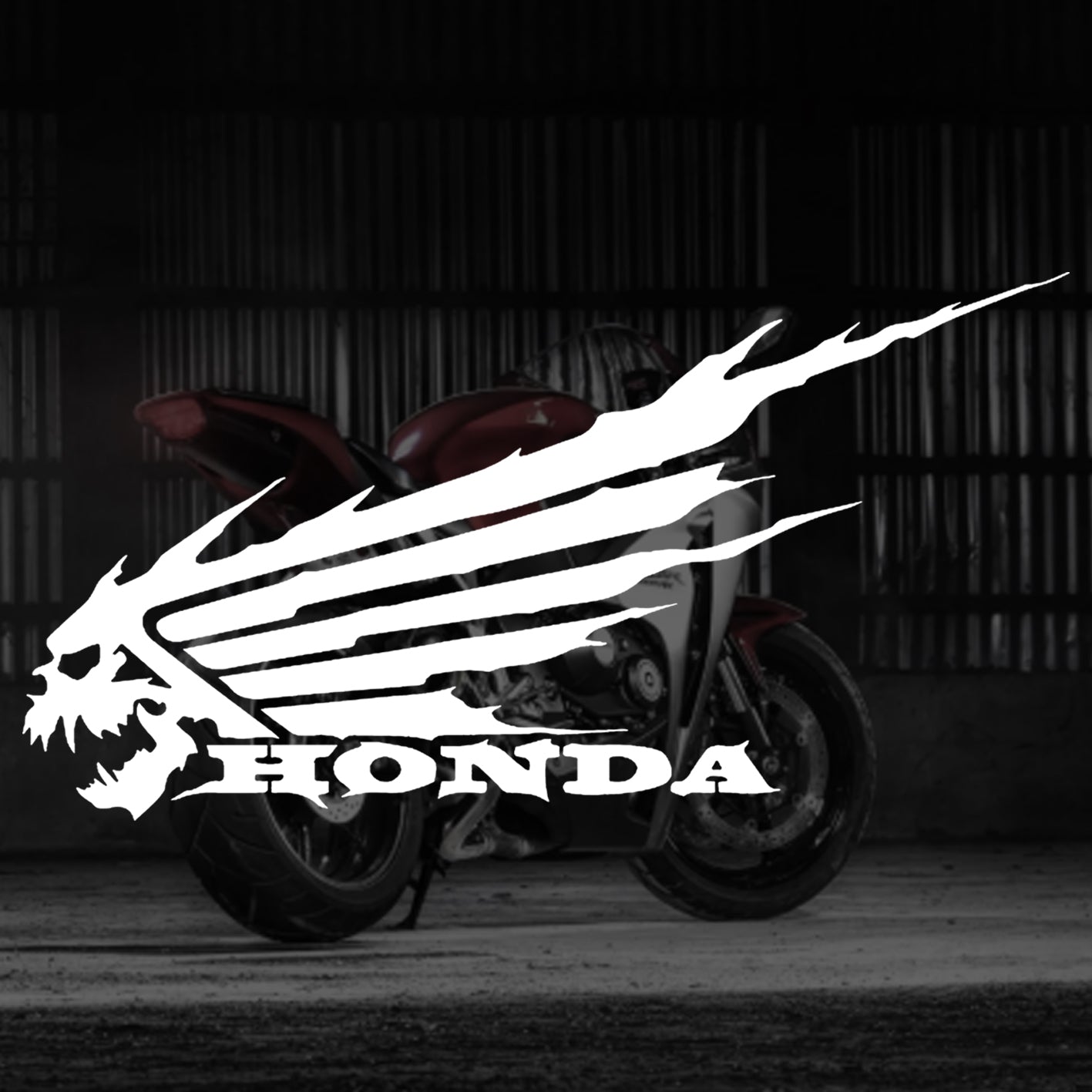 Honda Wing Skull