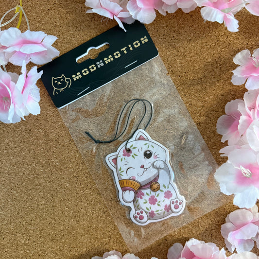 LUCKY CAT STYLE HANGING CAR AIR FRESHENER