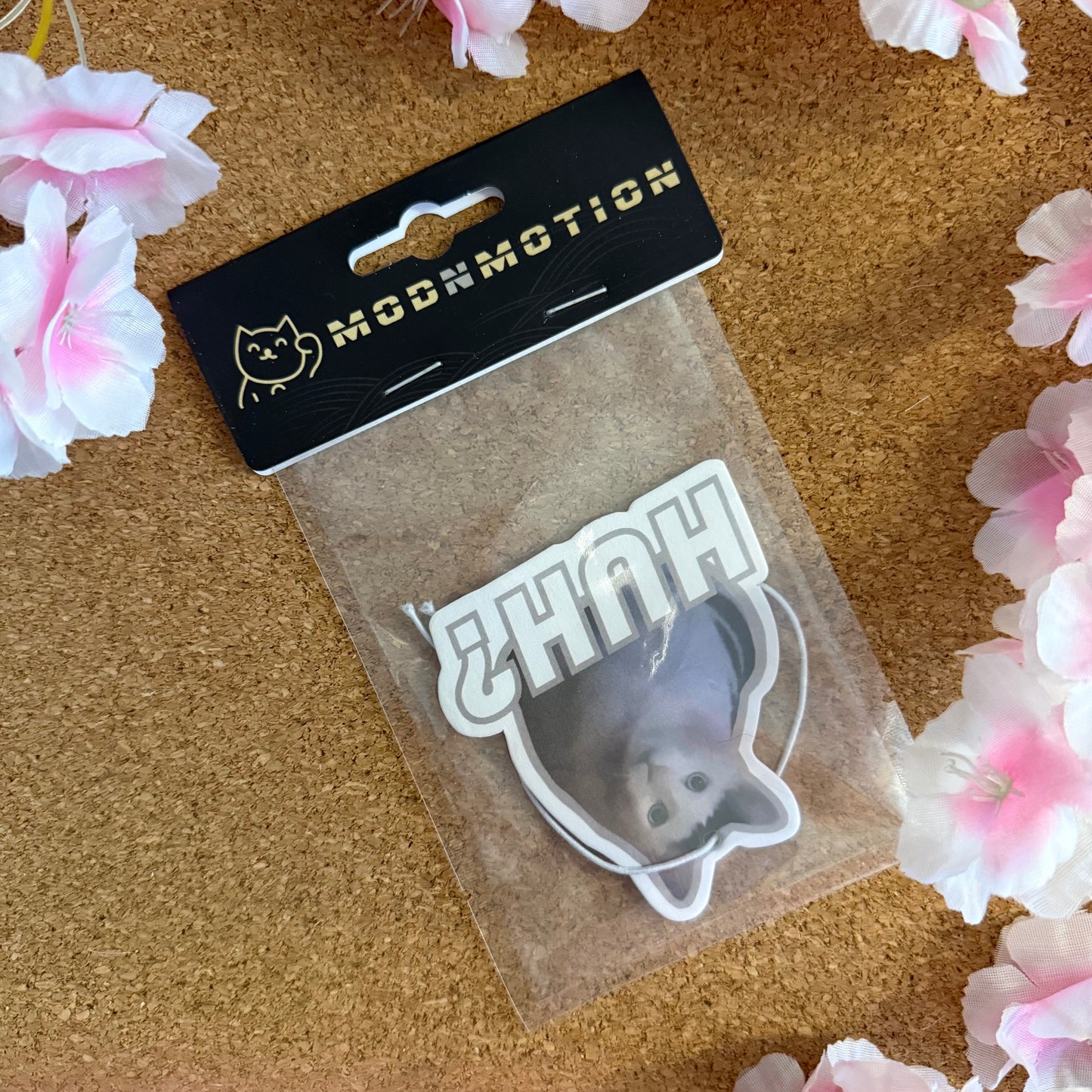 HUH? MEME STYLE HANGING CAR AIR FRESHENER