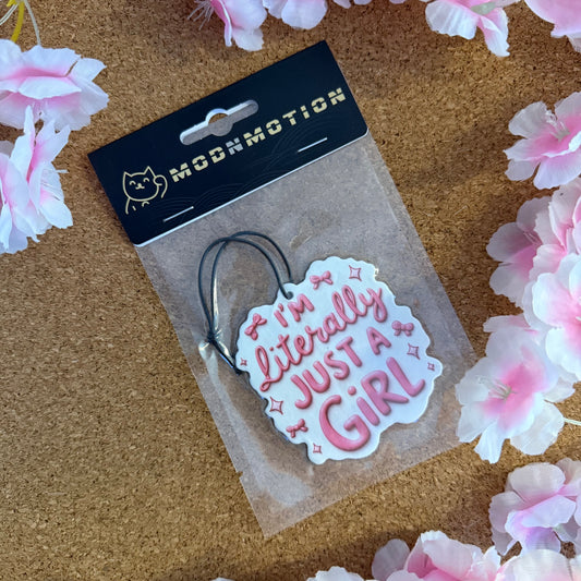LITERALLY JUST A GIRL STYLE HANGING CAR AIR FRESHENER