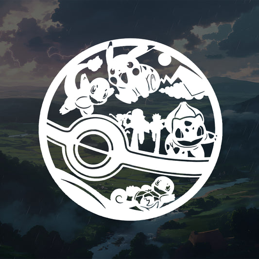 Pokemon Starters Kanto Region