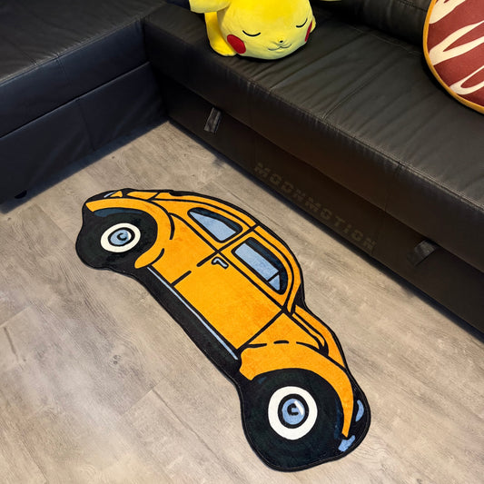 BEETLE CAR SHAPE DECORATION RUG