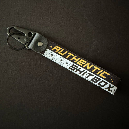 AUTHENTIC SHITBOX WRIST STRAP KEYCHAIN
