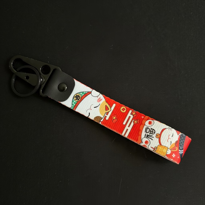 MANEKI NEKO WRIST STRAP KEYCHAIN