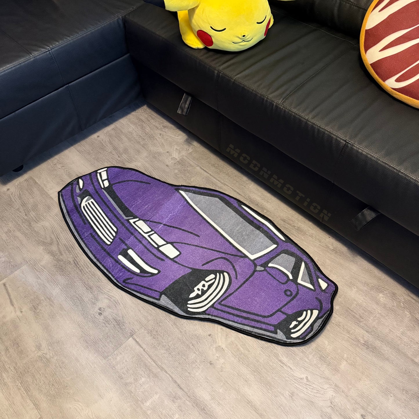 PURPLE SILVIA CAR SHAPE DECORATION RUG